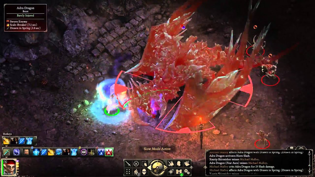 Pillars of Eternity [3.02] - Solo Paladin vs. Adra Dragon (PotD)