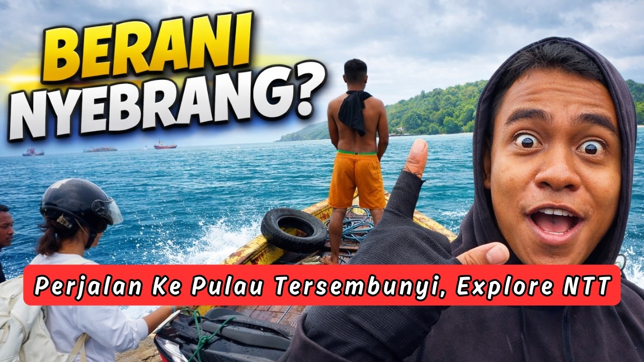 Pertama Kali Naik Kapal Kayu Tradisional ke Pulau Semau NTT, Ombaknya Bikin Deg-degan!