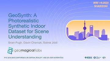 [IEEE VR 2023] GeoSynth: A Photorealistic Synthetic Indoor Dataset for Scene Understanding
