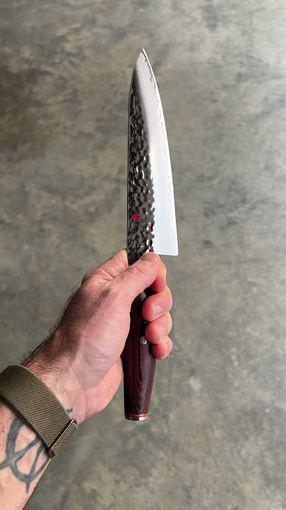 The #miyabi #artisan is the GIRTHIEST yet! #japaneseknives #chefsknife