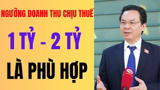 TAX EXEMPTION THRESHOLD OF 1 TO 2 BILLION IS SUITABLE #tax4.0 #taxzone #e-commerce #taxrefund #bu...