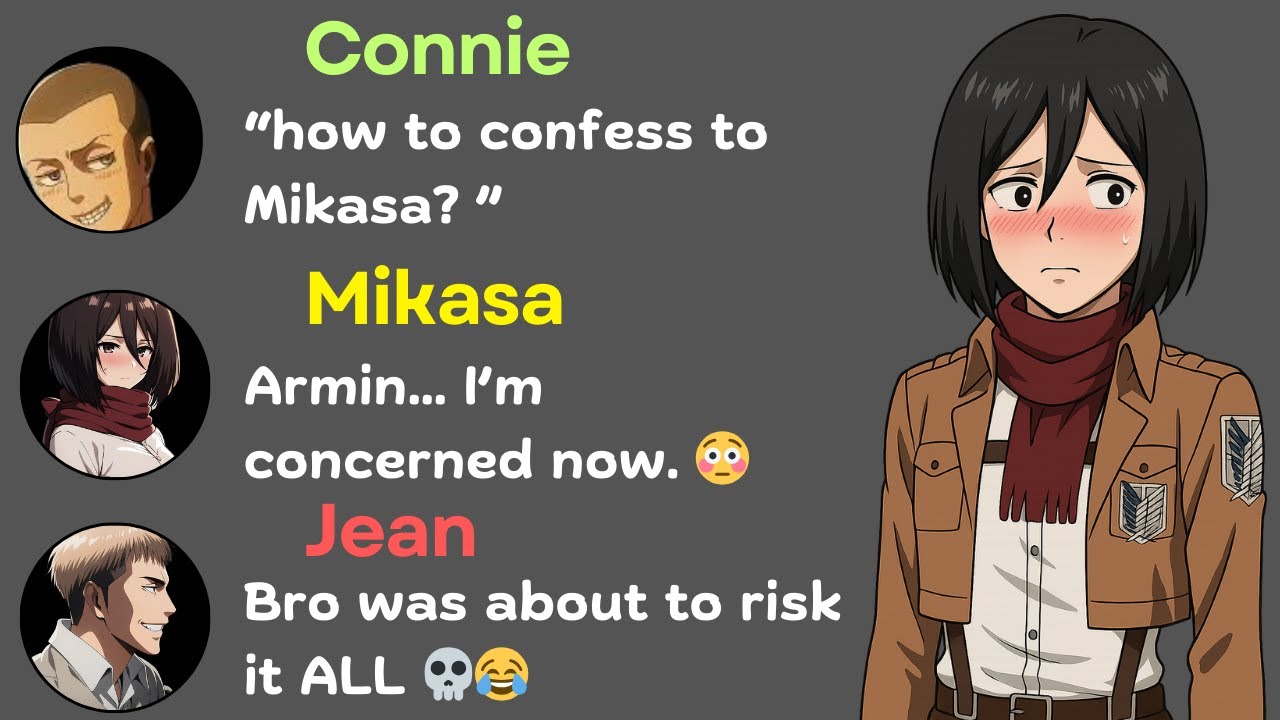Armin’s Secret Search History Leaked in AOT Group Chat!