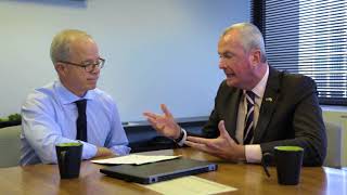 Star-Ledger editorial board with NJ gubernatorial candidate, Phil Murphy