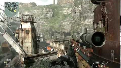 MW3 NoScope Across Map on Aground