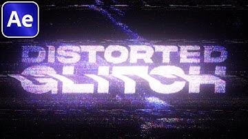How To Create Distorted Glitch Effect In After Effects (NO PLUGINS)