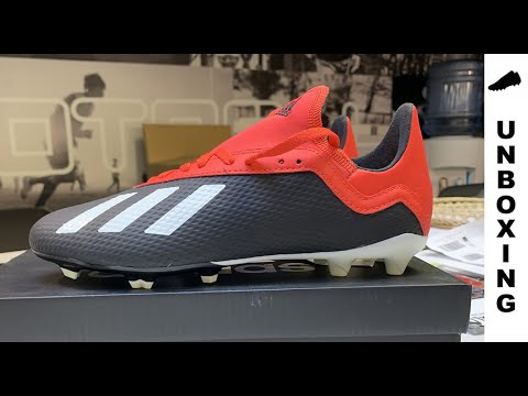 adidas x 18.3 red and black