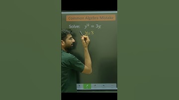 Common ❌ Mistake in Maths 🎯 #jeemains #jeeadvanced #mathematics #maths #mathshorts