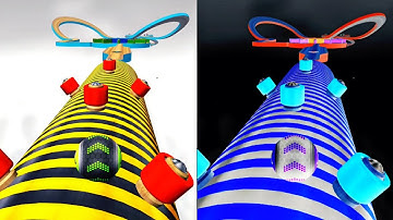 Going Balls Reverse Night vs Normal Speedrun – Unreal Gameplay! Android/iOS #Gaming #Ball