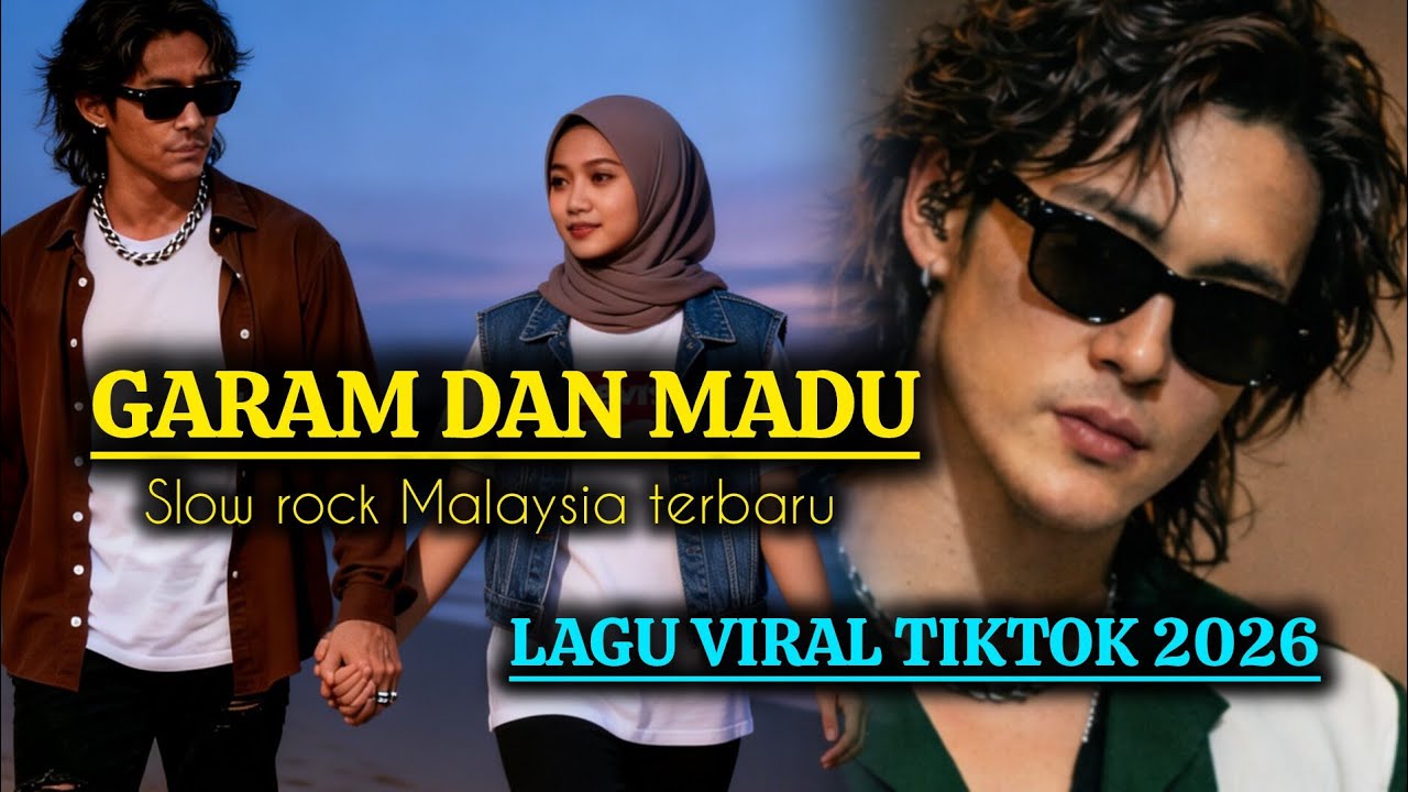 GARAM DAN MADU..!!! LAGU VIRAL TIKTOK ✓ SLOW ROCK MALAYSIA TERBARU 2026 - PALING ENAK DI DENGAR 