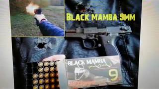 Good For Self Defence? Strong Black Mamba 9Mm Ammo Vs Jacket And Steel