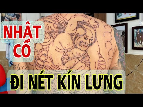 Video XĂM HÌNH NHẬT CỔ KÍN LƯNG, BUỔI ĐẦU TIÊN ĐI NÉT. - youtube