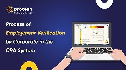 VP2. Process of Employment Verification by Corporate in the CRA System.