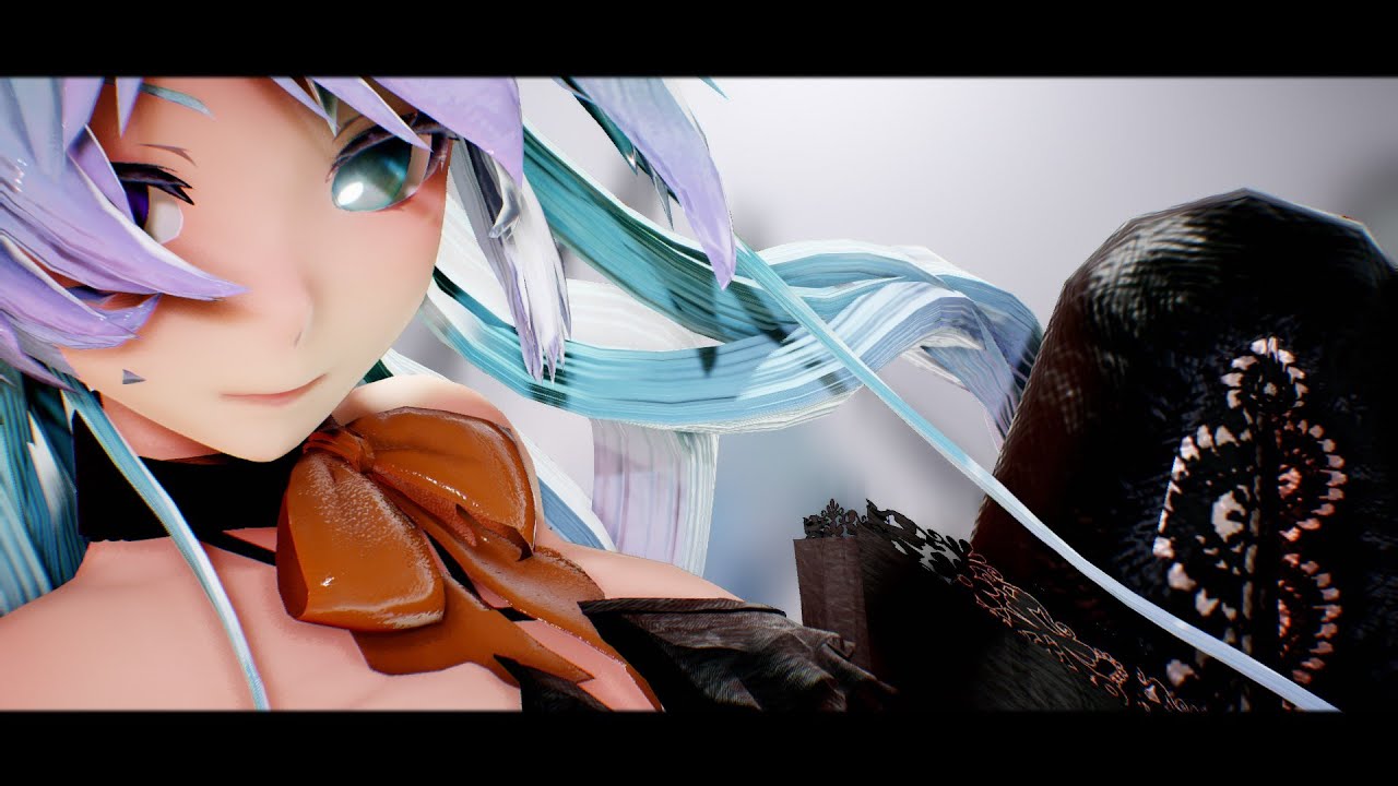 【MMD】ザムザ / てにをは feat 初音ミク 【1080p】TDA Simple Black Miku さん