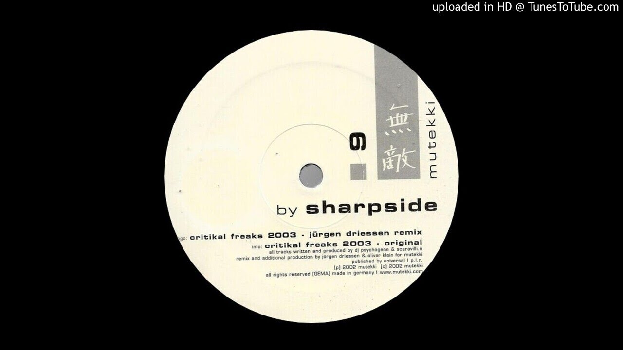 Sharpside - Critical Freaks 2003 ( Jürgen Driessen Remix ) - YouTube