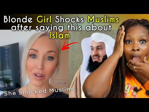 Blonde Girl Shocks Muslims With This, What She Said About Islam Will Leave You SPEECHLESS