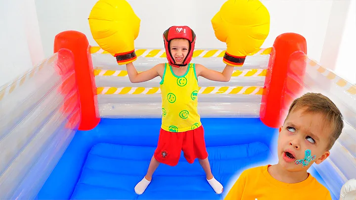Vlad and Niki play sports and want to be strong - Funny stories for kids