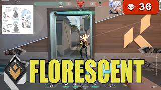 36 KILLS! PURE AIM! - florescent | JETT VALORANT RANKED GAMEPLAY