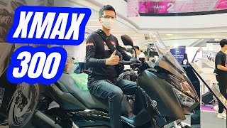 Yamaha XMAX 300 giá xe chính hãng 2 màu đen và xám