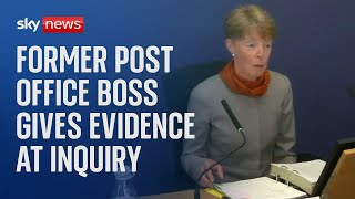 Post Office Inquiry: Former Post Office boss Paula Vennells gives evidence