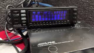 Alpine 3342 blue led upgrade by car audio California
