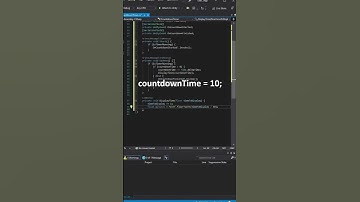 Create a simple Countdown component #Unity #shorts