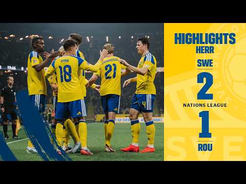 Premiärvinst i Nations League | Highlights Sverige-Rumänien 2-1