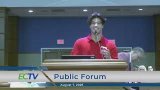 Public Forum | Board of County Commissioners Meeting - August 7, 2025 Public Forum | Board of County Commissioners Meeting - August 7, 2025