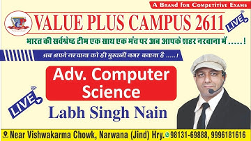 Lect_12 Algorithms &  Flowchart | Best Computer Class for HSSC, SSC, Delhi Police By Labh Singh Nain