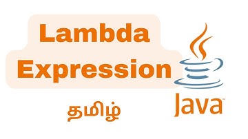 Lambda Expression in Java 8 | Java in Tamil