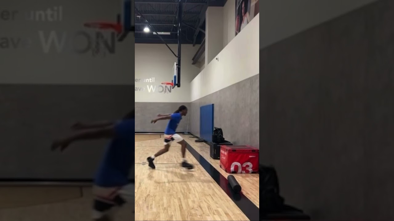 Box penultimate step jumps for vertical training