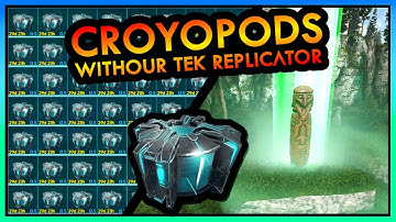 How to craft Cryopods without Tek Replicator in ark