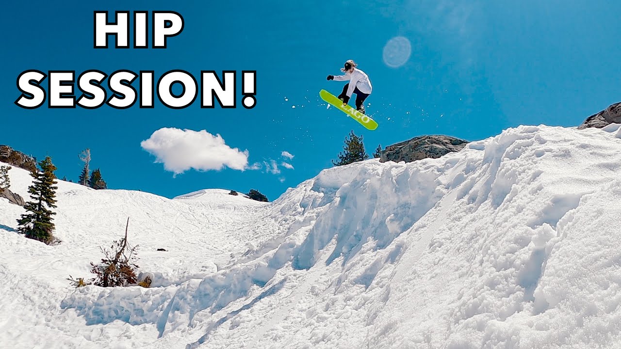 Snowboarding A Natural Hip in The Tahoe Backcountry YouTube