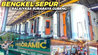 SPESIALIS PERAWATAN DAN MODIFIKASI KERETA PENUMPANG DI SURABAYA!! Jelajah Balaiyasa Surabaya Gubeng