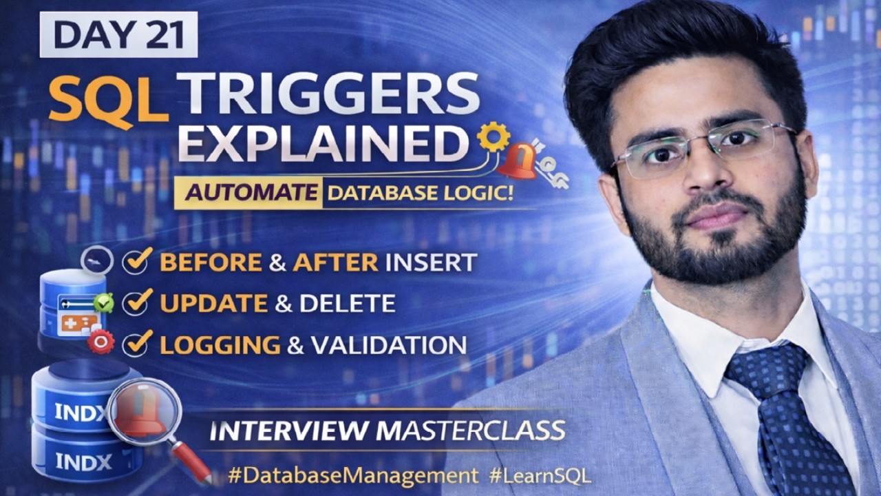 Master MYSQL Triggers | Before & After Insert, Update - YouTube