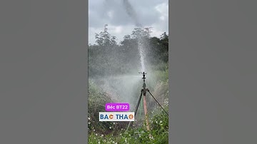Béc Bắc Thảo BT22 tưới phun mưa kết nối ren đồng 34 phun xa bán kính 18m