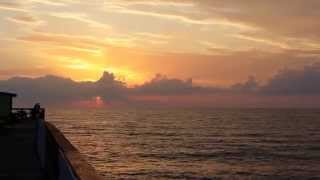 Daytona Beach Sunrise From Crabby Joes On The Sunglow Pier