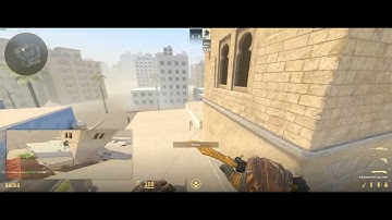 How to smoke off T side Apps from CT spawn on Mirage.