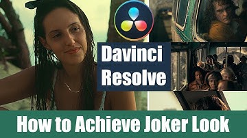 Davinci Resolve 18 tutorial | Joker Look Color Grading