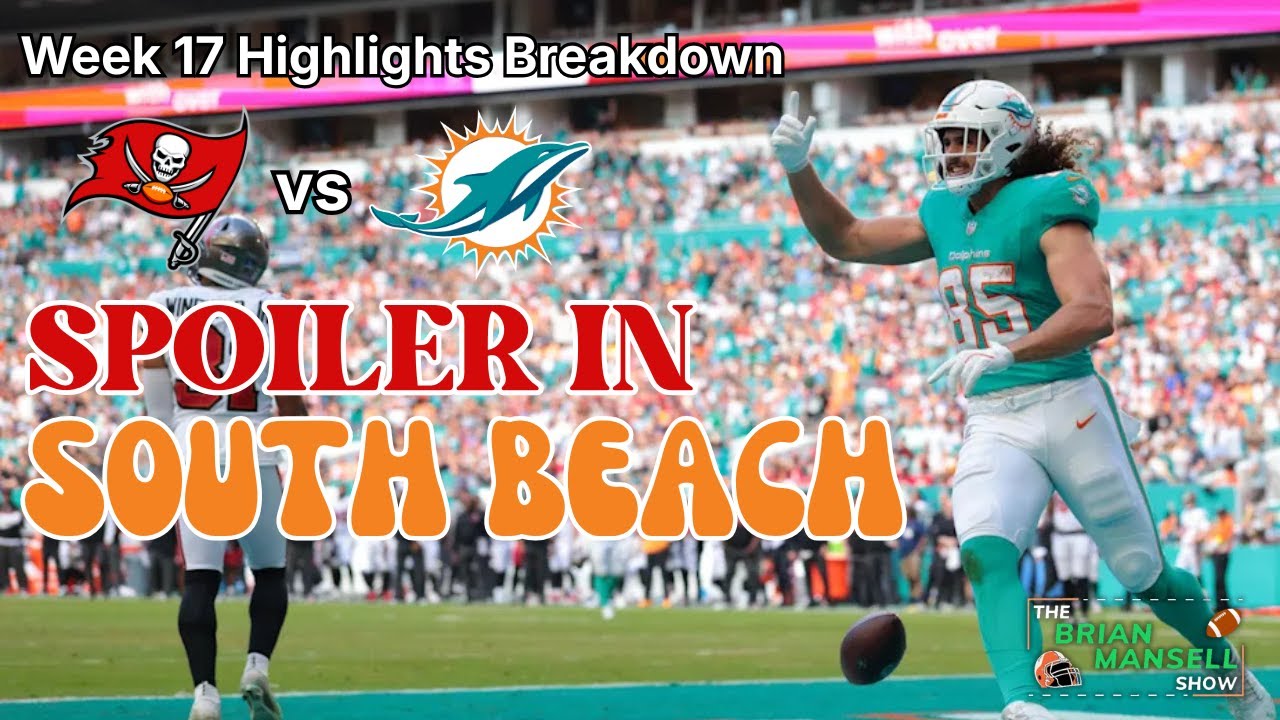 Tampa Bay is Beating Themselves... | Bucs-Dolphins Week 17 Highlights Breakdown