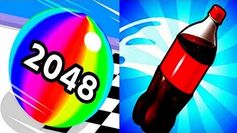 Ball Run 2048|| Bottle Jump|| All Levels Completed|| Android iOS Gameplay