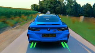 BMW M8 Competition - Exterior & Interior sounds - Assetto Corsa - (Loud Pops, Flames & Acceleration)