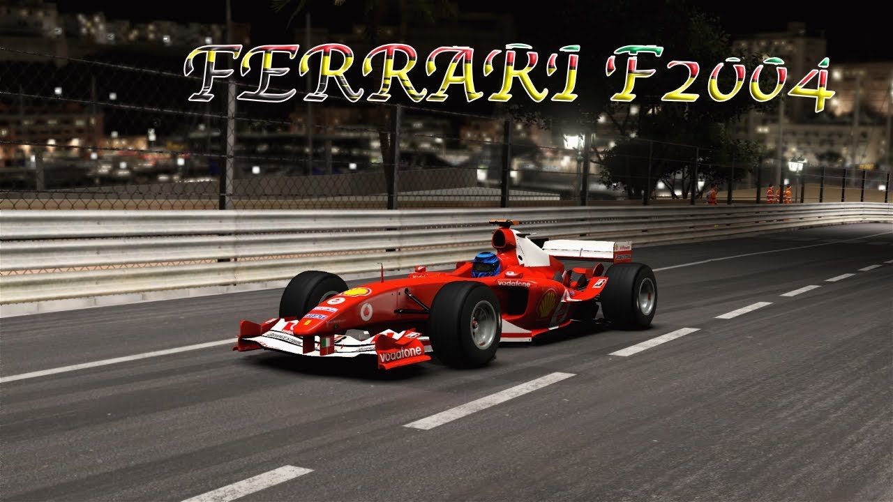 F1 2017 Classic Car FERRARI F2004 Monaco Midnight