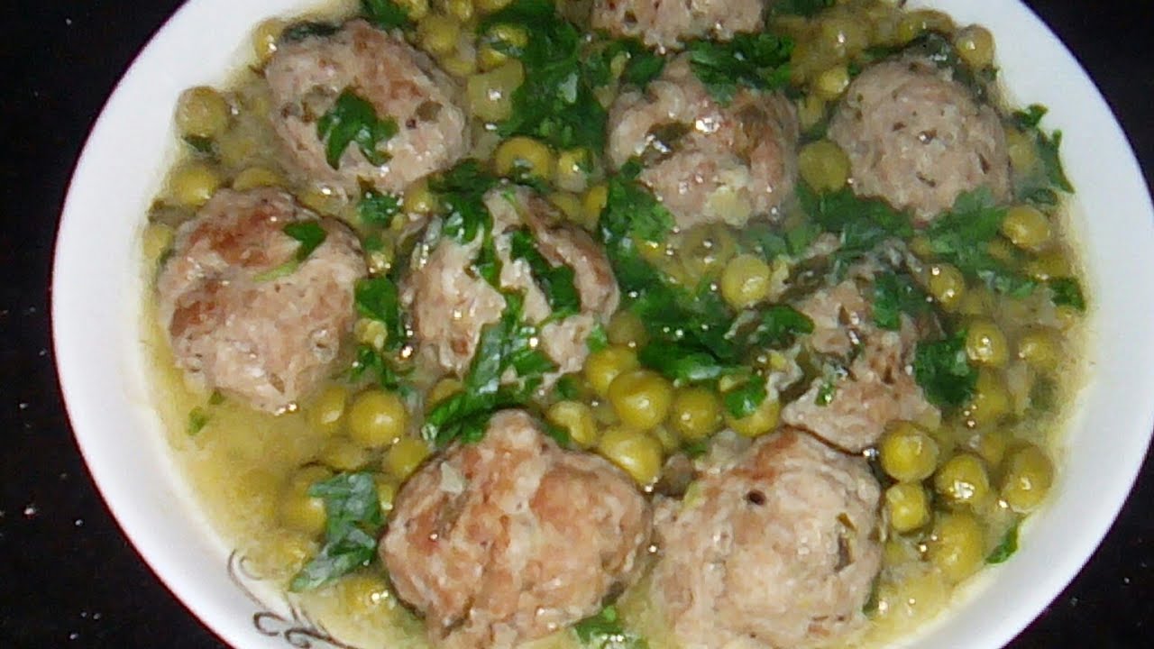 طاجين الجلبانة اللذيذ بكريات الديك الرومي(اطباق رمضان)