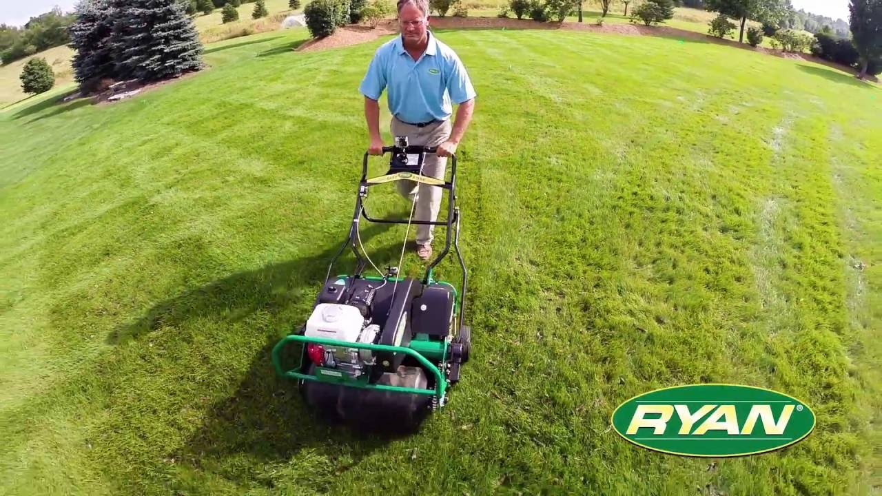 Aeration rental options and benefits by Ryan Turf YouTube