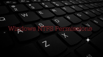 Windows NTFS Permissions