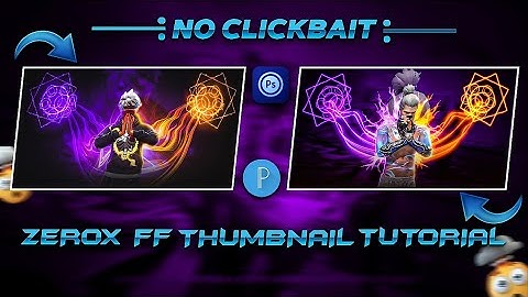 Zerox ff Jaisa Thumbnail Kaise Banaye || Zerox Ff Thumbnail Tutorial || @rohel5858