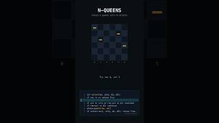 N-Queens Problem in Python ♟️🔥 | Backtracking & Recursion #developer #programming #coding #python #n