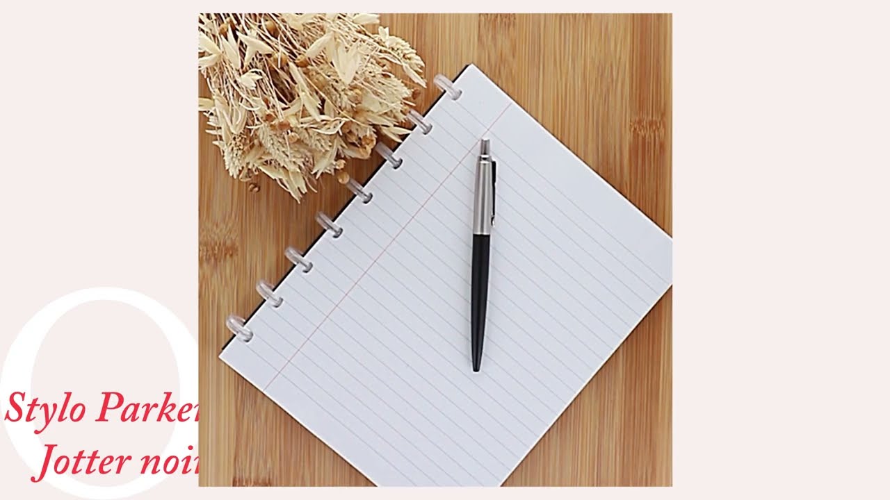 Stylo Bille Parker 100 – Métal Noir Anthracite & Plaqué Or 18 Carats – Occasion Prestigieux