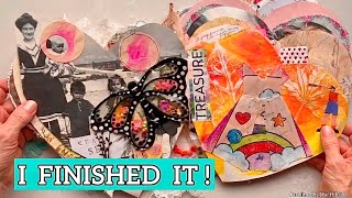Flip Through My Finished Art Journal (You Can Make These!)