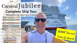 Carnival Jubilee Detailed Ship Tour  Packed with Tips and Tricks to Maximize Your Fun!